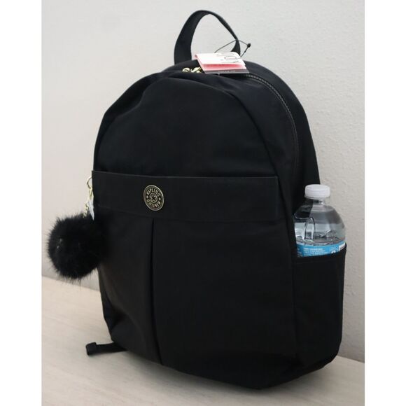 Kipling KIA2C8-0OX Women's One Size Jet Black Satin Carla Backpack - Picture 13 of 16
